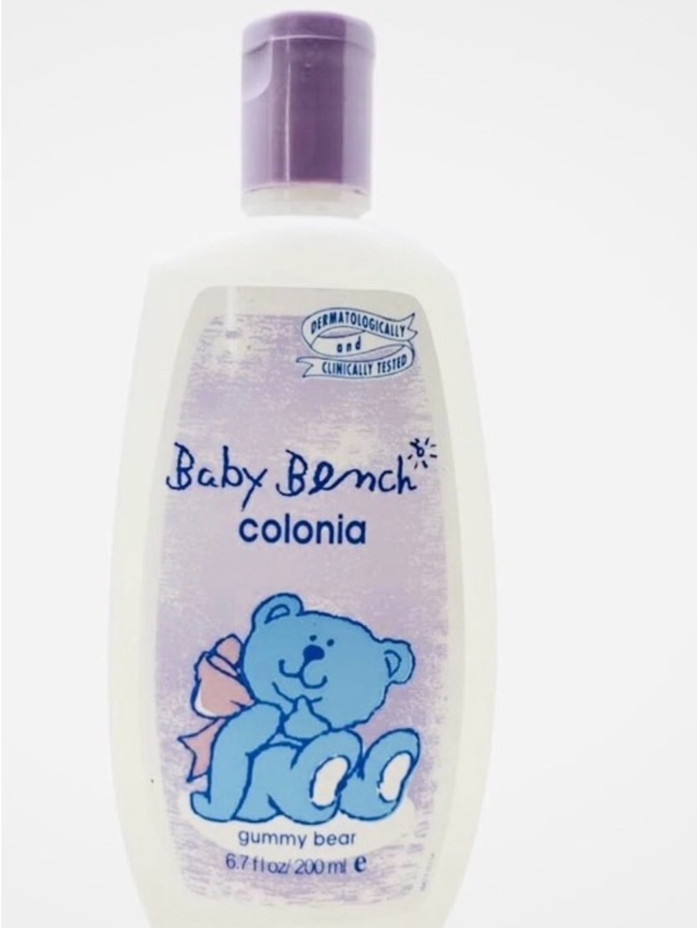 Bench Baby Colonia Gummy Bear - Purple Cap and Light Purple Label
